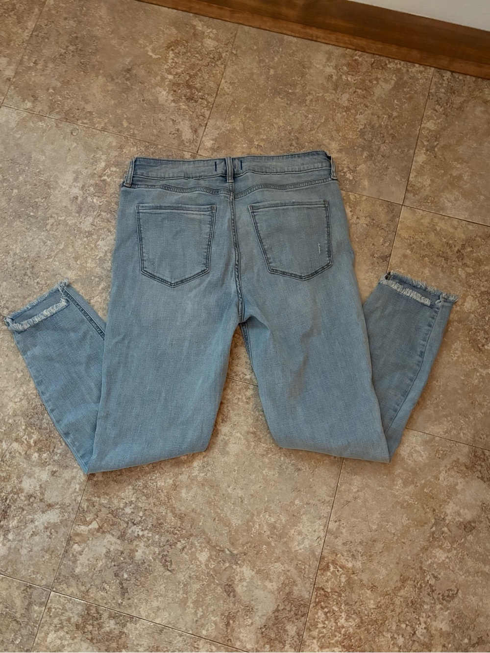 Studio Light Blue Ripped Skinny Jeans - Picture 3 of 3